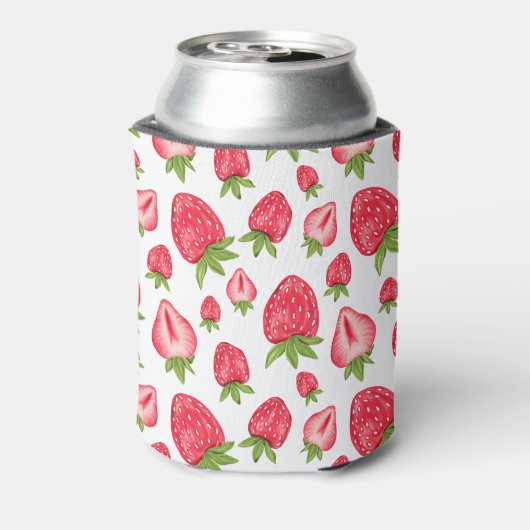 ベリーファーストストロベリー1st誕生日パーティーカスタム 缶クーラー (缶裏面)