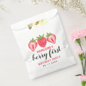 ベリーファーストストロベリー1st誕生日パーティーカスタムF フェイバーバッグ (封をした状態)