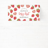 ベリーファーストストロベリー1st birthday welcome 横断幕 (インサイチュ)