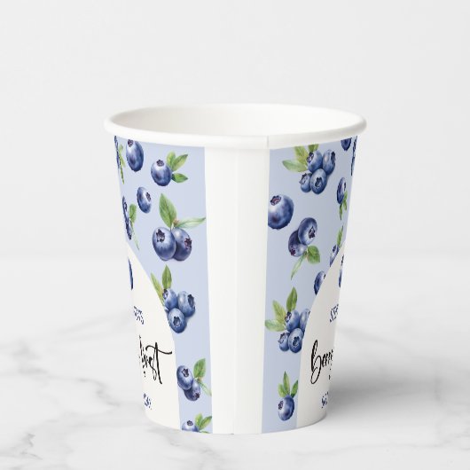 ベリーファーストブルーベリー子供の誕生日 紙コップ (右)