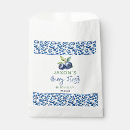 ベリーファーストブルーベリー1st誕生日パーティー フェイバーバッグ