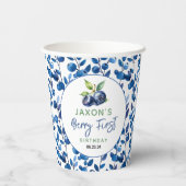 ベリーファーストブルーベリー1st誕生日パーティー 紙コップ (裏面)