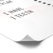 ベリーファーストボホストロベリー誕生日マイルストーン ポスター (角)