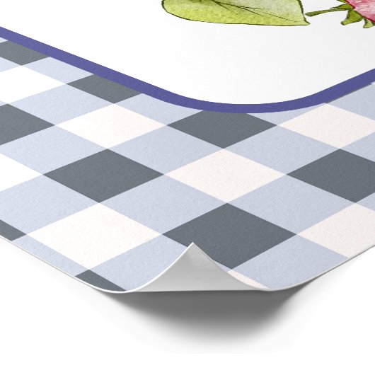 ベリーファースト少年の誕生日バナー ポスター (角)