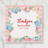 ベリーファースト誕生日いちごテーマファースト誕生日 フェイバータグ (正面)