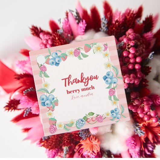 ベリーファースト誕生日いちごテーマファースト誕生日 フェイバータグ