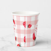 ベリーファースト誕生日いちご女子 紙コップ (右)