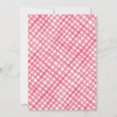 ベリーファースト誕生日イチゴ誕生日招待状 ノートカード (裏面)