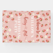 ベリーファースト誕生日ウェルカムサイン 横断幕 (横)