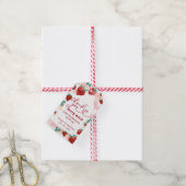 ベリーファースト誕生日ガール1stバースデーストロベリー ギフトタグ (より糸付き)