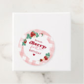 ベリーファースト誕生日ガール1stバースデーストロベリー フェイバータグ (インサイチュ)