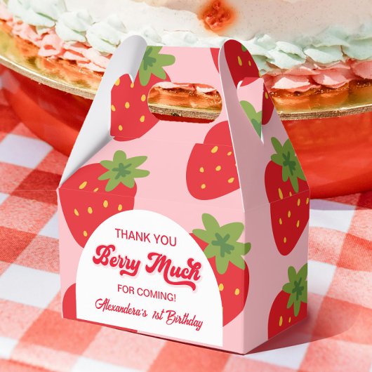 ベリーファースト誕生日サンキュー フェイバーボックス