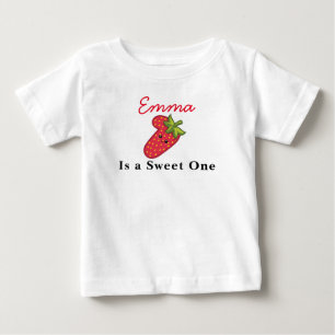 ベリーファースト誕生日スウィートワン ベビーTシャツ