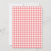 ベリーファースト誕生日ストロベリーガール1st誕生日 招待状 (裏面)