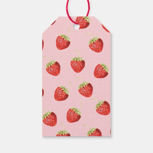 ベリーファースト誕生日ストロベリーサンキュー ギフトタグ (裏面)