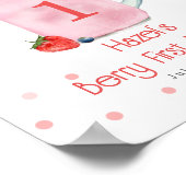 ベリーファースト誕生日ストロベリースムージー ポスター (角)