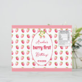 ベリーファースト誕生日ストロベリーデザイン (スタンド正面)
