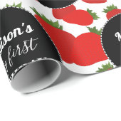 ベリーファースト誕生日ストロベリーバースデーパーティー ラッピングペーパー (ロールコーナー)