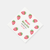 ベリーファースト誕生日ストロベリーファースト誕生日 スタンダードカクテルナプキン (角)
