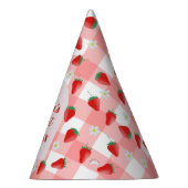 ベリーファースト誕生日ストロベリーファースト1stウェルカム パーティーハット (右)