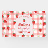 ベリーファースト誕生日ストロベリーファースト1stウェルカム 横断幕 (横)