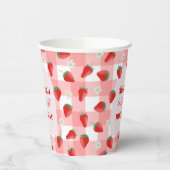 ベリーファースト誕生日ストロベリーファースト1stウェルカム 紙コップ (左)