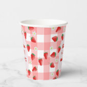 ベリーファースト誕生日ストロベリーファースト1stウェルカム 紙コップ (右)