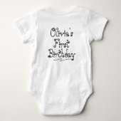 ベリーファースト誕生日スマッシュケーキ ベビーボディスーツ (裏面)