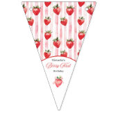 ベリーファースト誕生日バナー バンティングフラッグ (第1の旗)