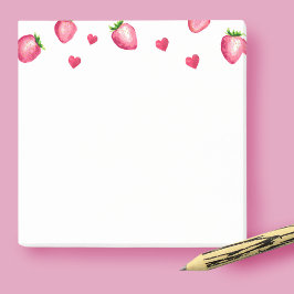 ベリーファースト誕生日パーティーストロベリーハート ポストイット