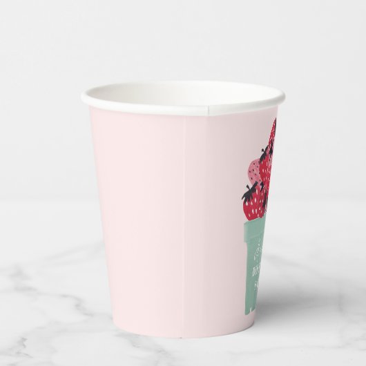 ベリーファースト誕生日パーティーストロベリー 紙コップ (右)