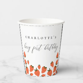 ベリーファースト誕生日パーティー 紙コップ