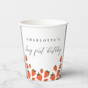 ベリーファースト誕生日パーティー 紙コップ