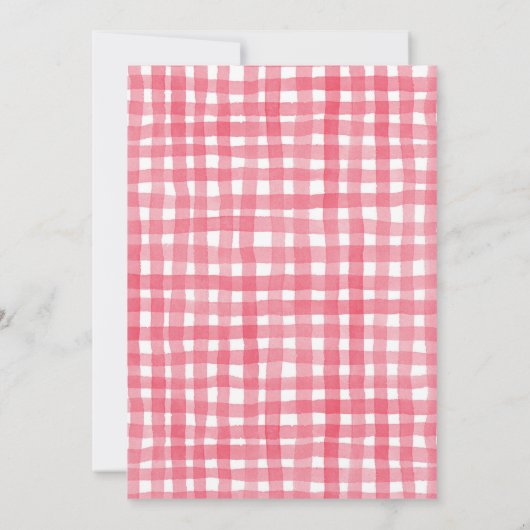 ベリーファースト誕生日フォト招待状 招待状 (裏面)