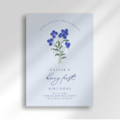 ベリーファースト誕生日ブルーベリー招待状 招待状