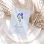 ベリーファースト誕生日ブルーベリー招待状 招待状