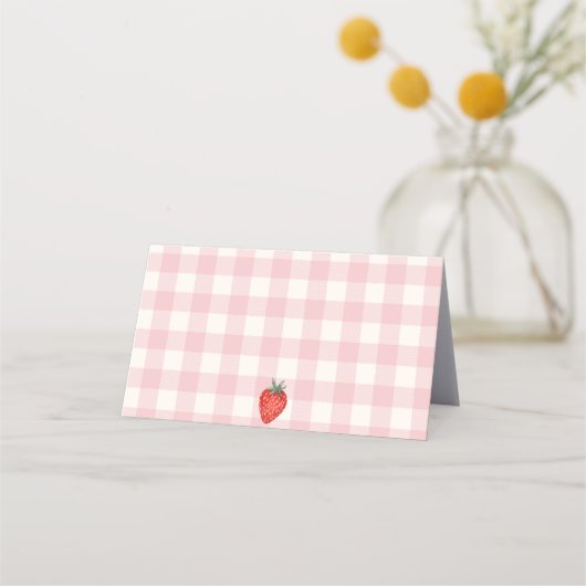 ベリーファースト誕生日プライド&ピンク座席表 プレイスカード (裏面)