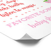 ベリーファースト誕生日マイルストーンポスター ポスター (角)