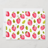 ベリーファースト誕生日写真 招待状 (裏面)