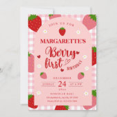 ベリーファースト誕生日招待状テンプレートベリーファースト 招待状 (正面)