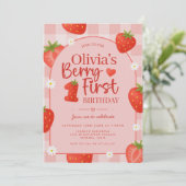 ベリーファースト誕生日招待状テンプレートベリーファースト 招待状 (スタンド正面)