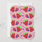 ベリーファースト誕生日招待状 (裏面)