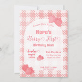 ベリーファースト誕生日招待状 招待状 (正面)