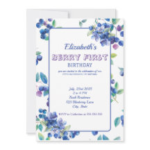 ベリーファースト誕生日招待状