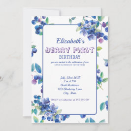 ベリーファースト誕生日招待状 招待状