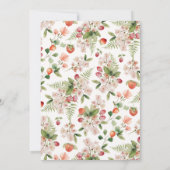 ベリーファースト誕生日招待状 招待状 (裏面)