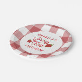 ベリーファースト誕生日紙プレート ペーパープレート (アングル)