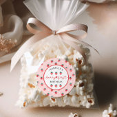 ベリーファースト誕生日1stバースデーストロベリーパーティー ラウンドシール