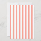 ベリーファースト誕生日1stバースデーストロベリーパーティー 招待状 (裏面)