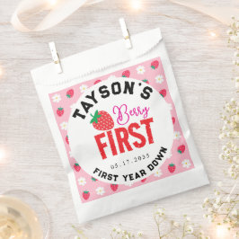 ベリーファースト誕生日1stバースデーストロベリー フェイバーバッグ